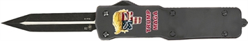 Picture of TEMPLAR KNIFE SMALL ZINC OTF MAGA 2.75" BLACK DAGGER D2! SZMAGA121