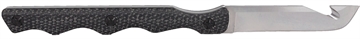 Picture of Templar Neck Knife Black Powder D2 2 2/5" Drop Point Blade Silver N-BLK-32-2 NTKB322