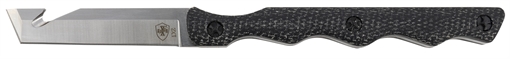 Picture of Templar Knife Neck 2.46" Fixed Tanto Plain Powder Coated D2 Steel Blade/ 4.22" Black Canvas Micarta Handle Includes Lanyard/Sheath NTKB222