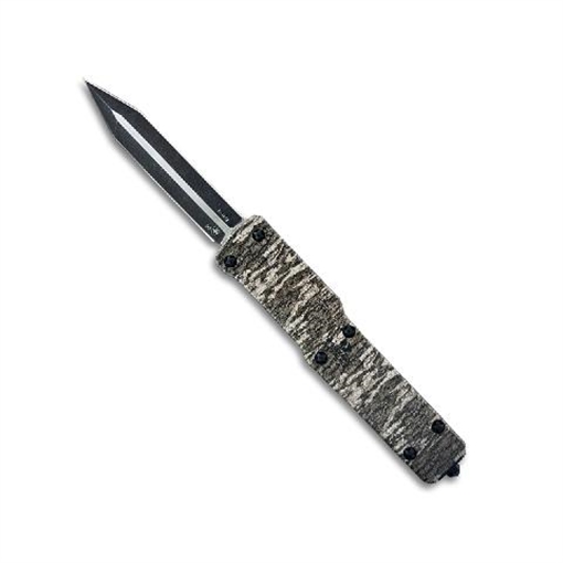 Picture of Templar Knife Premium Large Zinc Weighted Knife 3-1/2" D2 Dagger Blade Mossy Oak Bottomland LZ-MOB-12-1