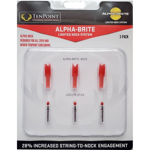 Picture of TenPoint TenPoint Alpha Brite Lighted Nock Kit .297 Red 3 pk. HEA-358R.3
