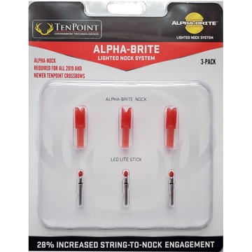 Picture of TenPoint TenPoint Alpha Brite Lighted Nock Kit .297 Red 3 pk. HEA-358R.3