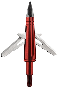 Picture of Ten Point EVO-X CenterPunch Broadhead (Rear Deploying) Red 3/pk HEA-800.3 HEA8003