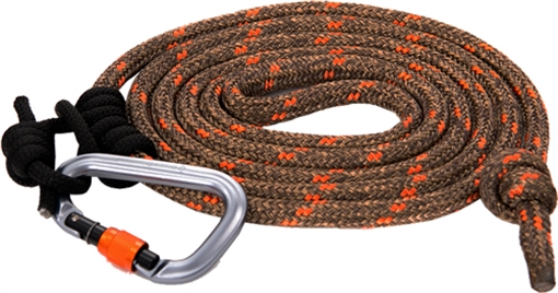 Picture of TETHRD LLC 11MM TREE TETHER 8' W/CARABINER & PRUSIK CORD TT2