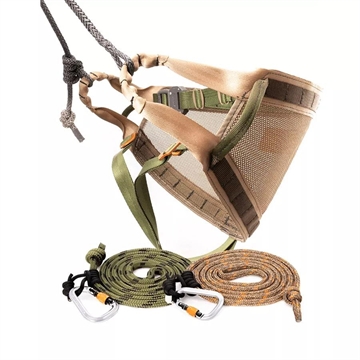 Picture of Tethrd Phantom Saddle Kit Two 11mm Ropes and Caribiners XL Size PSK-XL