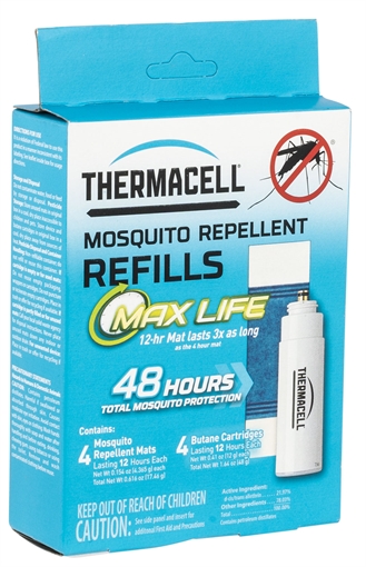 Picture of Thermacell L4 Max Life Repellent Refills White Effective 15 ft Odorless Scent Repels Mosquito Effective Up to 48 hrs