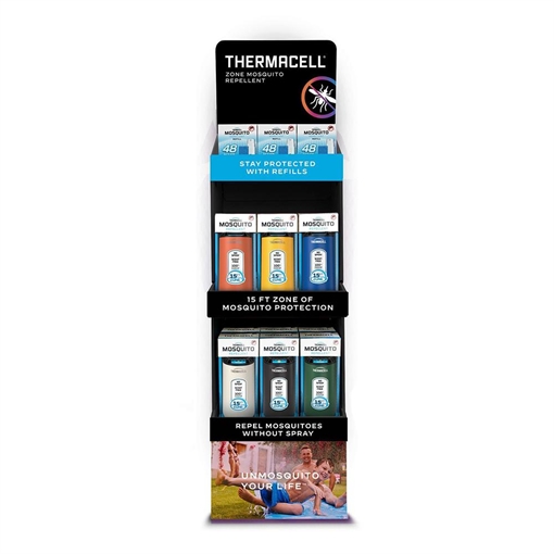 Picture of Thermacell Mixed Patio Shield Mosquito Repeller & Refill Floor Stand Display 6-Color 6PS18-12