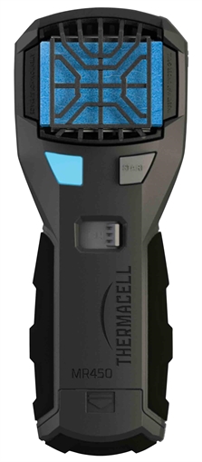 Picture of Thermacell MR450 Armored Portable Repeller Black Effective 15 ft Odorless Scent Repels Mosquito Effective Up to 12 hrs MR450X