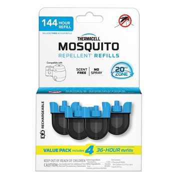 Picture of Thermacell Rechargeable Mosquito Repellent Refill 36 HR Four Pack ER436