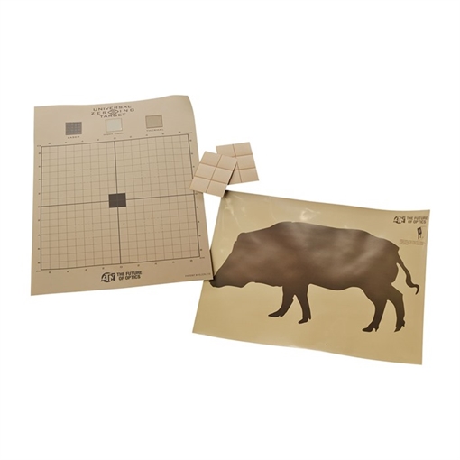 Picture of ATN Corp Boar Thermal Target, 30"x24", Kit Includes (1) Boar Target, (1) Universal Thermal Target, (12) Pasters ACMKIRTGBR