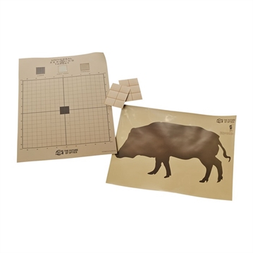Picture of ATN Corp Boar Thermal Target, 30"x24", Kit Includes (1) Boar Target, (1) Universal Thermal Target, (12) Pasters ACMKIRTGBR