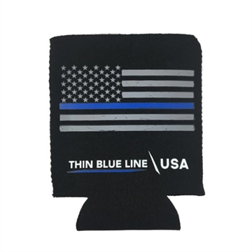 Picture of Thin Blue Line Thin Blue Line Can Koozie KOOZ-TBL