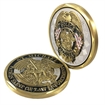 Picture of Thin Blue Line Challenge Coin, Saint Michael COIN-MICHAEL