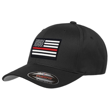 Picture of Thin Blue Line FlexFit Thin Red Line Hat FLEX-TRL-BLACK-LARGE
