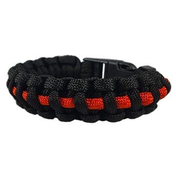 Picture of Thin Blue Line Paracord Survival Bracelet, Thin Red Line TRL-PARA-9