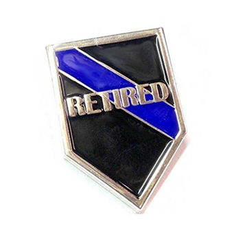 Picture of Thin Blue Line Retired Officer Pin RETPIN