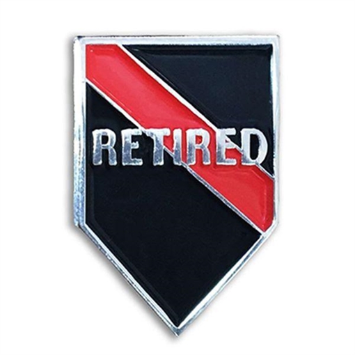 Picture of Thin Blue Line Retired Pin - Thin Red Line, Individual RETPIN-RED