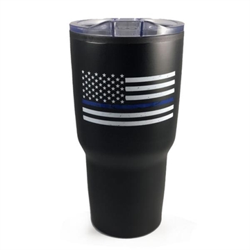 Picture of Thin Blue Line Thin Blue Line Tumbler, 30 oz TMBLR-TBL-30OZ