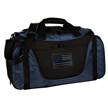 Picture of Thin Blue Line Thin Blue Line Two Tone Duffel Subdued TBL-TWOTONE-DUFFEL-BL/BLK-SUBDUED