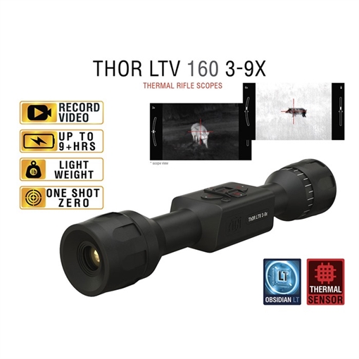 Picture of ATN CORP THOR LTV 3-9X 12 MICRN THERMAL RFL SCP W/ VIDEO REC TIWSTLTV112X