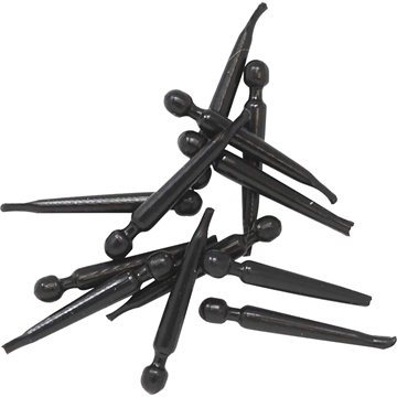 Picture of Thorn Thorn Archery Sheer Pins Crossbow Black 12 pk. TBSPCROS-B XBOWSHPNSB
