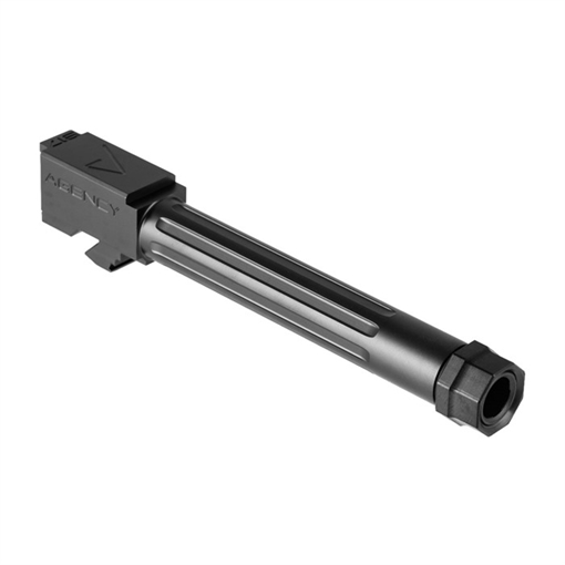 Picture of Agency Arms THREADED BARREL, FLUTED, G17 GEN 5, BLACK DLC MLG17G5T/FDLC
