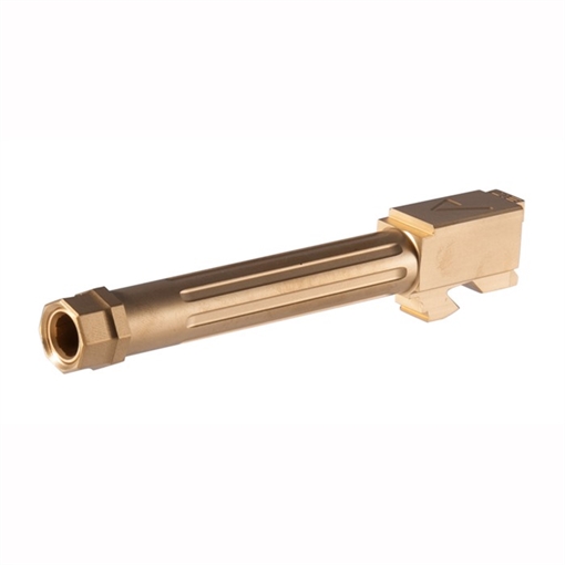 Picture of Agency Arms THREADED MID LINE BARREL G17 TITANIUM NITRIDE MLG17T/FTIN