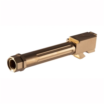 Picture of Agency Arms THREADED MID LINE BARREL G19 TITANIUM NITRIDE MLG19T/FTIN