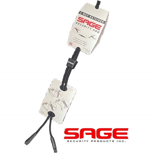 Picture of SAGE SECURITY Three Way Eyewear Retainer BK 10484C-B