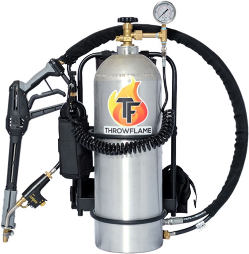Picture of THROWFLAME X 15 FLAMETHROWER BRUSHED ALUMINUM! TFX15BA