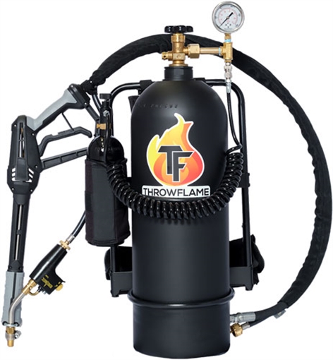 Picture of THROWFLAME X 15 FLAMETHROWER MIDNIGHT BLACK! TFX15MB