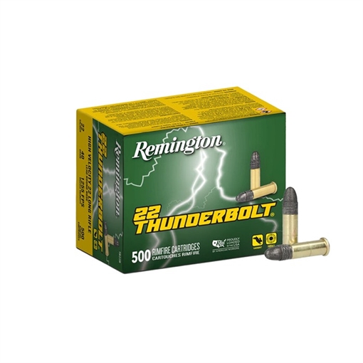 Picture of Remington Ammunition TB22B Thunderbolt 22 LR 40 gr Round Nose (RN) 500 Bx/ 10 Cs 21241