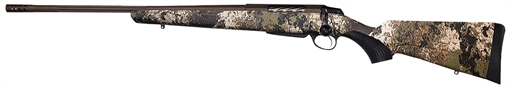 Picture of Tikka T3x Lite 300 Win Mag 3+1 24.30" Flute/Threaded, Midnight Bronze Cerakote Barrel/Rec, Veil Wideland Synthetic Stock, Interchangeable Grip, Muzzle Brake Left Hand JRTXVW431R10