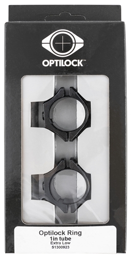 Picture of Tikka Opti-Lock Rings Black 1" Extra Low S1300923