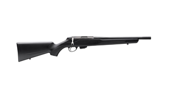 Picture of Tikka T1x, Bolt Action, 22 Long Rifle, 16" Threaded Cold Hammer Forged Barrel, 1/2x28 Threads, Synthetic Stock, Black, 10 Rounds, 1 Magazine JRT1X300SB