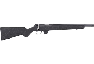 Picture of Tikka T1X Roughtech, Bolt Action, 17 HMR, 16" Cold Hammer Forged Barrel, 1/2x28 Threads, Matte Finish, Black with Emerald Web, Synthetic Stock, 10 Rounds, 1 Magazine JRT1XRT309SB