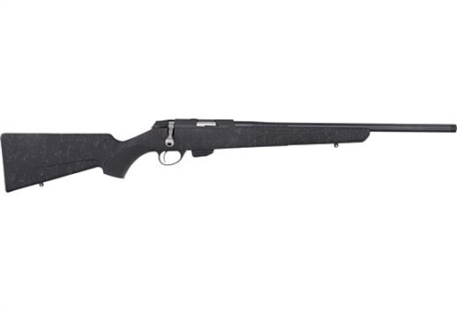 Picture of Tikka T1X Roughtech, Bolt Action, 17HMR, 20" Cold Hammer Forged Barrel, 1/2x28 Threads, Matte Finish, Black with Emerald Web, Synthetic Stock, 10 Rounds, 1 Magazine JRT1XRT309