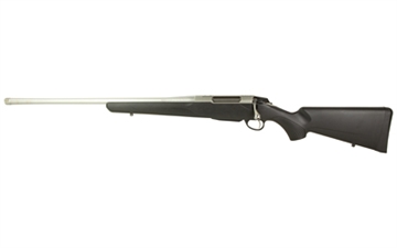 Picture of Tikka T3 Lite, Stainless Synthetic, Bolt Action Rifle, 300 Winchester Magnum, 22" Barrel, Threaded 5/8X24, Stainless Finish, Black Synthetic Stock, Single Stage Adjustable Trigger, 3 Rounds, 1 Magazine, Left Hand JRTXB43122MT