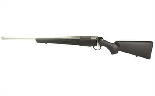 Picture of Tikka T3 Lite, Stainless Synthetic, Bolt Action Rifle, 308 Winchester, 22" Barrel, Threaded 5/8X24, Stainless Finish, Black Synthetic Stock, Single Stage Adjustable Trigger, 3 Rounds, 1 Magazine, Left Hand JRTXB41620MT