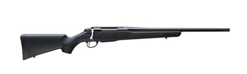 Picture of Tikka T3 Lite Compact 350 Legend 3+1 16" Matte Blued Threaded Barrel, Blued Drilled & Tapped Steel Receiver, Fixed Black Synthetic Stock JRTXEC31316MT