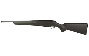 Picture of Tikka T3 Lite, Synthetic, Bolt Action Rifle, 223 Remington, 16" Barrel, Threaded 5/8X24, Matte Finish, Black, Synthetic Stock, Single Stage Adjustable Trigger, 3 Rounds, 1 Magazine JRTXE31216MT