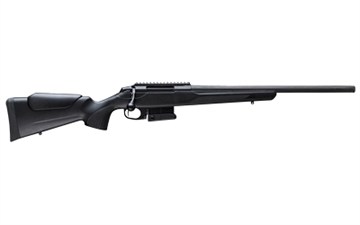 Picture of Tikka T3x Compact Tactical Rifle, Bolt Action, 6.5 Creedmoor, 24" Semi Heavy Contour Barrel, 1:11 Twist, Matte Black Finish, Synthetic Stock with Fixed Cheek Piece, Enhanced Recoil Pad, Single Stage Adjustable Trigger, 10 Rounds JRTXC382CA JRTC382CA