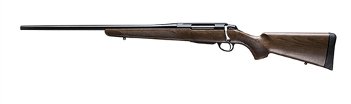 Picture of Tikka T3x Hunter Full Size 30-06 Springfield 3+1 22.40" Matte Blued Fluted Threaded Barrel, Blued Drilled & Tapped Steel Receiver, Fixed Oiled Walnut Stock, Left Hand JRTXA42022MT