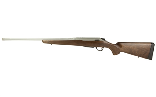 Picture of Tikka T3x Hunter Full Size 7mm Rem 3+1 22.40" Matte Stainless Fluted Threaded Barrel, Matte Drilled & Tapped Stainless Steel Receiver, Fixed Oiled Walnut Wood Stock, Right Hand JRTXA77022MT