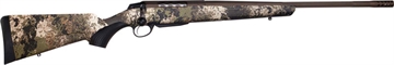 Picture of Tikka T3x Lite, Bolt Action Rifle, 270 WSM, 24.38" Fluted Barrel, 1:10 Twist, Threaded 5/8x24, Veil Wideland Camo, Synthetic Stock, Cerakote Barrel and Action, Burnt Bronze Color, Right Hand, 3Rd, 1 Mag, Includes Matching Muzzle Brake JRTXVW340