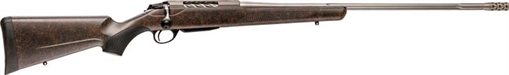 Picture of Tikka T3X Lite Roughtech Ember, Bolt Action Rifle, 300 Winchester Short Magnum, 24.3" Fluted Barrel, 5/8x24" Threaded, Muzzle Brake, Satin Finish, Silver, Fluted Bolt, Roughtech Finish Synthetic Stock, Red with Orange Webbing, 3 Rounds, 1 Magazine JRTXRBS341
