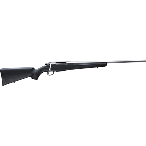 Picture of Tikka T3x Lite 22-250 Rem 3+1 22.40" Stainless Steel Barrel, Drilled & Tapped Stainless Steel Receiver, Black Fixed Synthetic Stock JRTXB314R8
