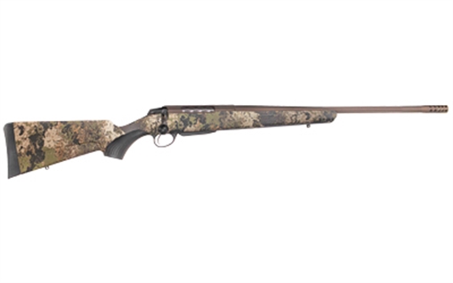 Picture of Tikka T3x Lite 300 Win Mag 3+1 24.30" Fluted/Threaded, Midnight Bronze Cerakote Barrel/Rec, Veil Wideland Synthetic Stock, Interchangeable Grip, Muzzle Brake JRTXVW331R10