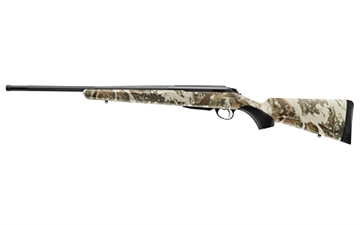 Picture of Tikka T3X Roughtech First Lite, Bolt Action Rifle, 308 Winchester, 20" Fluted Barrel, Threaded 5/8x24, 1:10 Twist, Matte Finish, Black, First Lite Specter Camo Synthetic Stock, 3 Rounds, 1 Magazine, Right Hand JRXTRFLS316