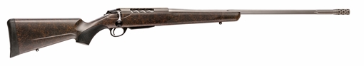 Picture of Tikka T3X Lite Roughtech Ember, Bolt Action Rifle, 300 Winchester Magnum, 24.3" Fluted Barrel, 5/8x24" Threaded, Muzzle Brake, Satin Finish, Silver, Fluted Bolt, Roughtech Finish Synthetic Stock, Red with Orange Webbing, 3 Rounds, 1 Magazine JRTXRBS331R10